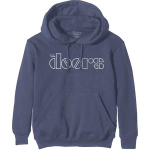 The Doors - Logo Hoodie/trui - M - Blauw