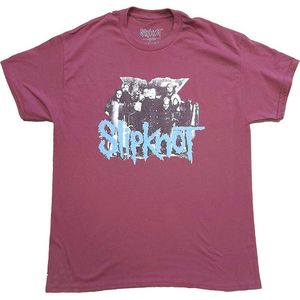 Slipknot - Goat Logo Demon Heren T-shirt - L - Rood