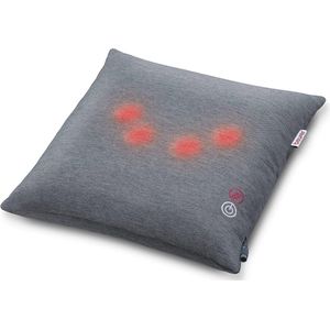Shiatsu Massagekussen met Warmtefunctie voor Nek, Rug en Schouders - 4 Massagekoppen