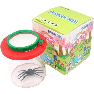 Insect Dozen Viewer Vergrootglas Container Kooi Beestjes Ronde Pot voor Outdoor Uitje Tool