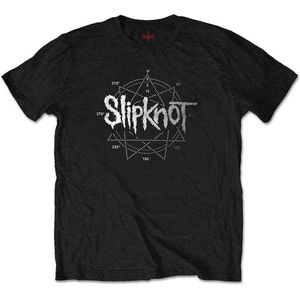 Slipknot - Logo Star Heren T-shirt - M - Zwart