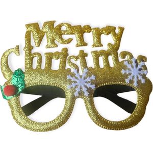 Horend Goed Kerstbril - bril/feestbril accessoires - Kerst verkleedaccessoires