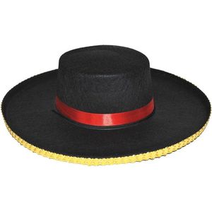 Spaanse hoed zwart