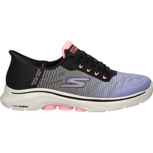 Skechers Hand Free Slip-Ins GoWalk 7 dames sneaker - Zwart multi - Maat 39