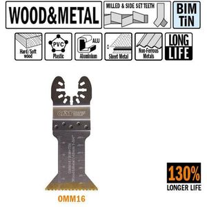 CMT - Multitoolzaagblad voor hout en metaal, 45mm - Zaagblad - Zagen - Hout - 5 Stuk(s)