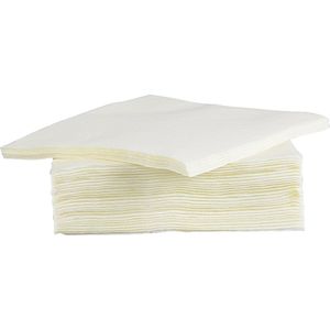 Cosy&Trendy For Professionals Servet - Papier - 38 cm - Crème - Set-40