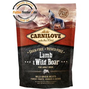 4 kg Carnilove lamb / wild boar adult hondenvoer