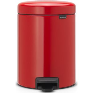 Brabantia NewIcon Prullenbak - 5 liter - Passion Red