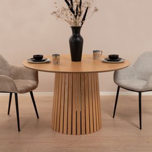 Sohome Ronde Eettafel Tressia - Eiken - 120cm - Naturel