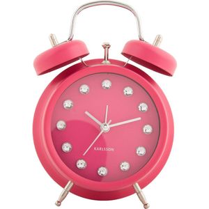 Karlsson Wekker Glam Diamonds - Roze - 11.8x5.7x17cm - Scandinavisch