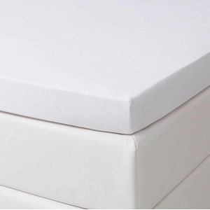 Fresh & Co Comfort Split Topper Hoeslaken - Wit - 160x200 cm - Jersey Stretch
