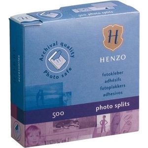 Fotoplakkers - Henzo - Plakstrips - 500 stuks - Transparant