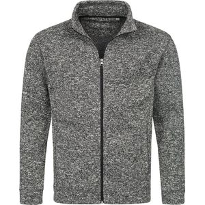 Stedman Knit Fleece Jacket S5850 - Dark Grey Melange - L