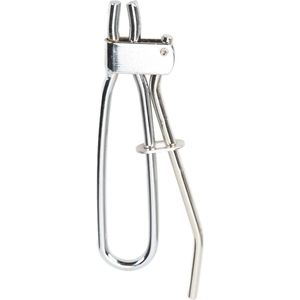 Brake Hose Clamp Steel Chrome Finish Fluid Line Clamp Tool for Scooters and ATVs.