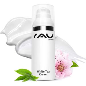RAU White Tea cream, dag- & nachtcrème 50 ml - alle huidtypen - met witte thee - ook voor gevoelige huid