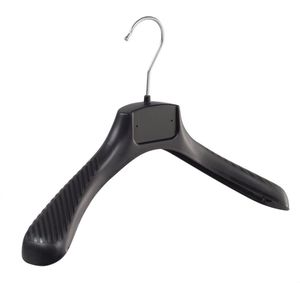De Kledinghanger Gigant - Mantelhanger - Kostuumhanger - Jassenhanger - Kinderen - FG36 - 30 Stuks - Kunststof - Zwart - Gebogen Model - Schouderverbreding 6 cm - 36 cm - Kinderhanger - Kledinghanger - Kleerhanger - FG-Serie (FG36_00/30)