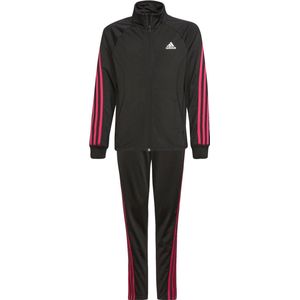 adidas - Team Polyester 3-Stripes Tracksuit Youth - Kids Trainingspak-116