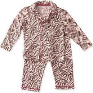 Little Label Pyjama Meisjes Maat 146-152/12Y - lilaroze, groen, fuchsia - Bloemen - Pyjama Kind - Zachte BIO Katoen