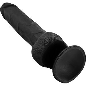 seksspeelgoed voor koppels, anale dildo's, realistische siliconen dubbele dildo met 3D-testikels 28 cm