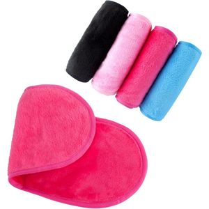 Herbruikbare Make-up Remover Doek - Grote Microfiber Gezichtsreiniging Handdoek - 4 Stuks