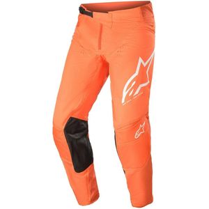 Alpinestars Techstar Factory Orange Off White Motorcycle Pants 36 - Maat - Broek