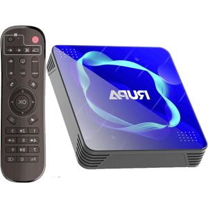 Smart TV Box Amlogic S905W2 4GB RAM 32GB ROM-Media Box 2.4-5.8GHz WiFi BT5.0-HDMI 3.0 10-100M 3D 4K TV Box Android 11.0 iptv box