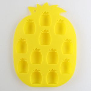 ijsblokjes vorm ananas geel 2 stuks - ijsblokjes - ijsblokjes vormpjes - ijsvormpjes - ijsblokjesvorm met deksel - ijsblokjes machine - ijsblokjes maker - Cave & Garden