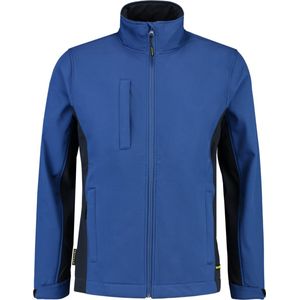 Tricorp Soft Shell Jack Bi-Color - Workwear - 402002 - Royalblauw-Navy - maat 7XL