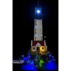Light My Bricks - Verlichtings Set - Geschikt voor LEGO Gemotoriseerde vuurtoren - 21335