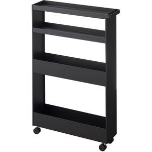 Yamazaki Keukentrolley 4 niveaus - Tower - Zwart