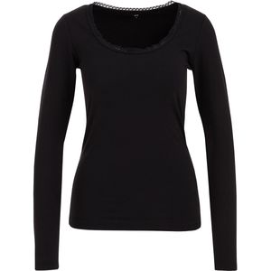 WE Fashion Dames T-shirt met kant