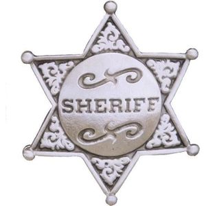 Sheriff Ster zilverkleur