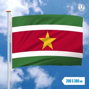 Surinaamse vlag 200x300cm - Spunpoly
