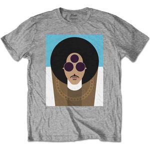 Prince - Art Official Age Heren T-shirt - L - Grijs