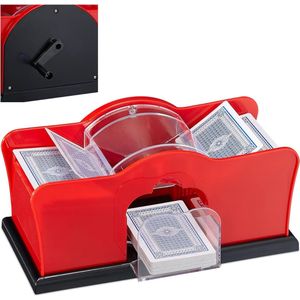 Kaartenschudmachine - Voor 2 decks - Automatische Kaartenschudder - Schudmachine voor Poker, Blackjack, Speelkaarten - Kaartmixer