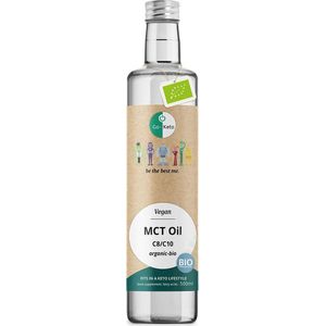 Bio MCT Olie Keto Premium Kokos C8/C10 Go-Keto 500ml