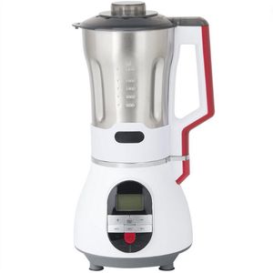 Soepmaker 2 Liter Met 2 Kookprogramma's - Multifunctionele Blender Met 3 Snelheden - Waterkoker Met Temperatuurregeling 900W - Wit