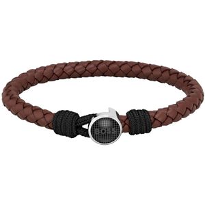 BOSS HBJ1580467S THAD CLASSIC Heren Armband - Leren armband