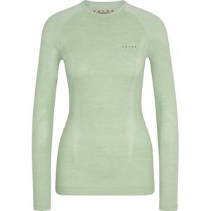FALKE dames lange mouw shirt Wool-Tech - thermoshirt - groen (quiet green) - Maat: XL