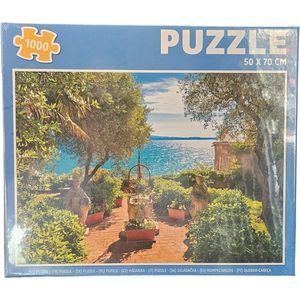 Grafix - Puzzel - Volwassenen - Zee uitzicht Puzzel - Kinderen - 1000 stukken - Puzzel 1000 stukjes volwassenen - Legpuzzel