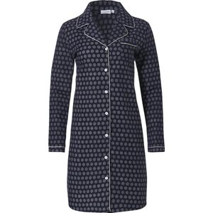 Pastunette Nachthemd dames Flanel - Blue Dots - 95Cm  - 38  - Blauw