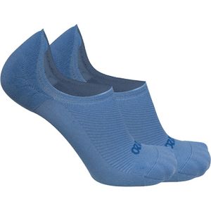 OS1st Nekkid comfort footies maat M (39-43.5) – blauw – siliconen hiel grip - lichte compressie – minimaliseert wrijving en blaren – naadloze teen – vochtafvoerend - antimicrobieel