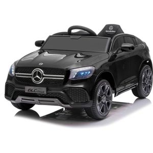 Mercedes elektrische kinderauto GLC coupe zwart - Op Afstand Bestuurbaar - Veilig Voor Kinderen