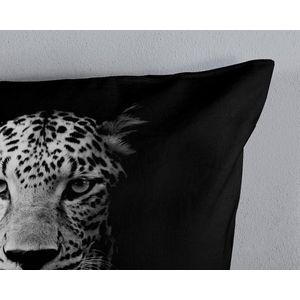 Pure Dekbedovertrek ""luipaard"" - Zwart - (240x200/220 cm) - Microfiber