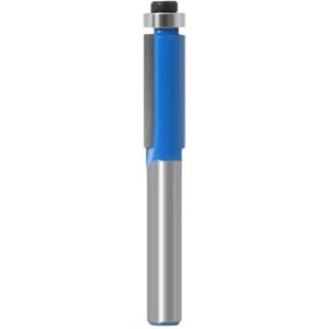 Hout Kantenfrees met Kopse Geleider - 9,5x25mm - Schacht 8mm, uitloopfrees met bovengeleider - kantfrees met bovenlager - router bit 8mm schacht