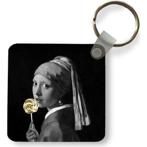 Sleutelhanger - Uitdeelcadeautjes - Meisje met de parel - Vermeer - Snoep - Plastic