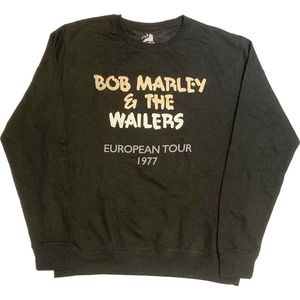 Bob Marley - Wailers European Tour '77 Sweater/trui - 2XL - Zwart
