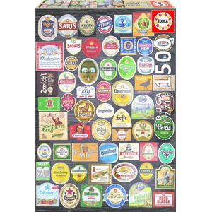 Educa Puzzle.  Beer labels collage 1500 Teile