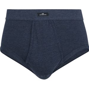 Gotzburg heren slip met gulp (1-pack) - middenblauw gestreept - Maat: XXL