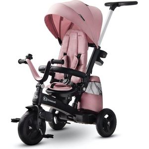 Kinderkraft EASYTWIST - Driewieler met Duwstang - 360° Draaibare - Roze